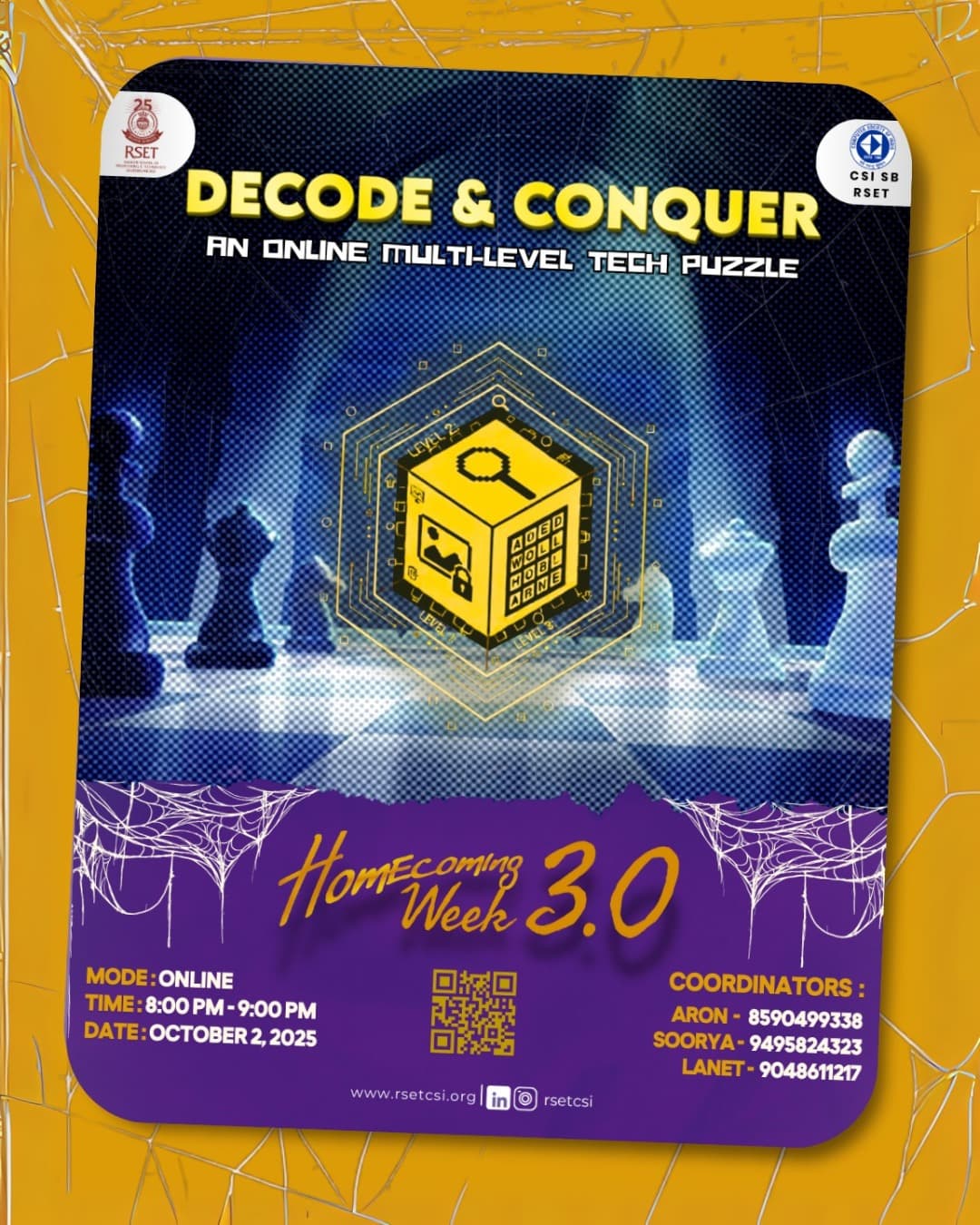 Decode & Conquer – An Online Multi-Level Tech Puzzle
