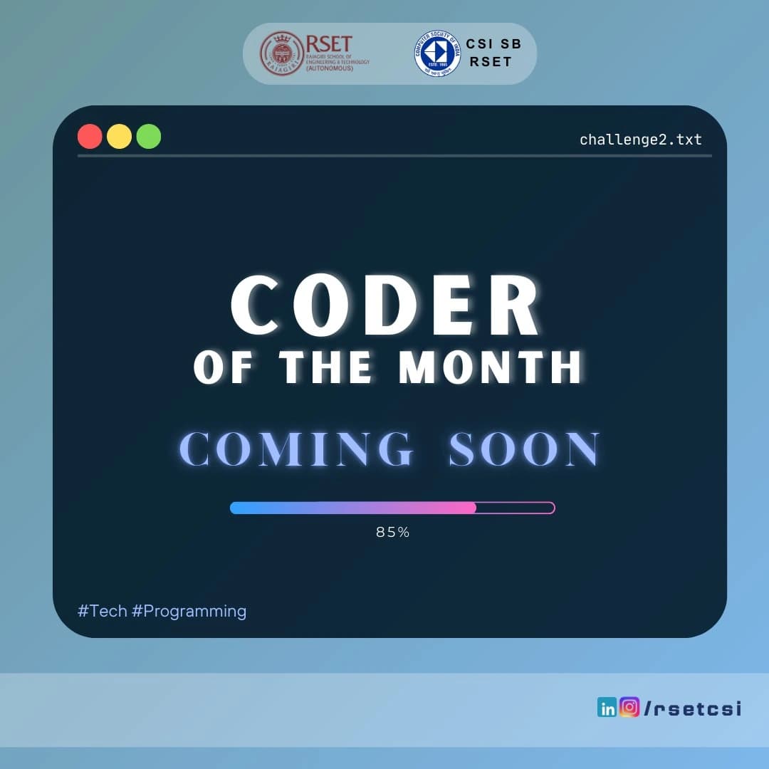 Coder of the Month (February)